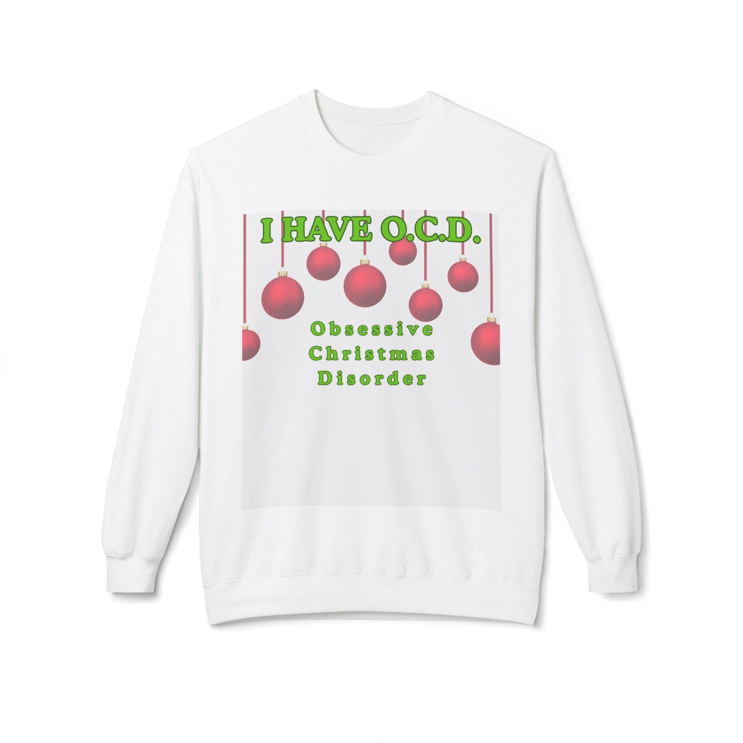 Funny Christmas Sweatshirt, Unisex Crewneck, Holiday Gift, Quirky Humor, Winter Apparel, Christmas Decorations